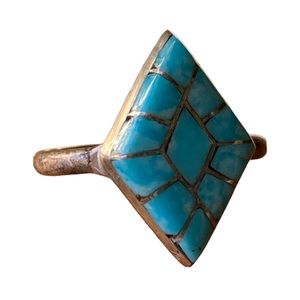Authentic Silver & Turquoise Ring